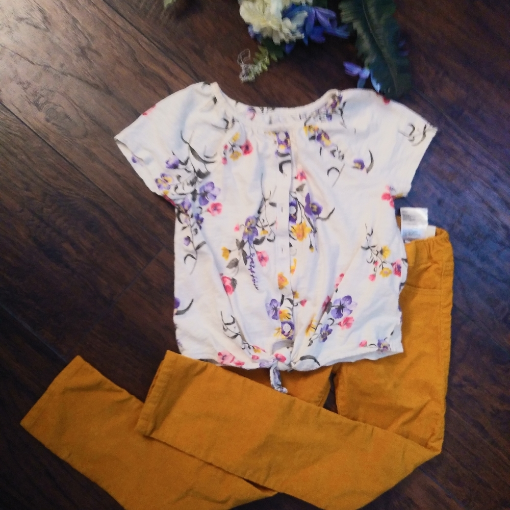 Old Navy Toddler Girls Floral Knotted top